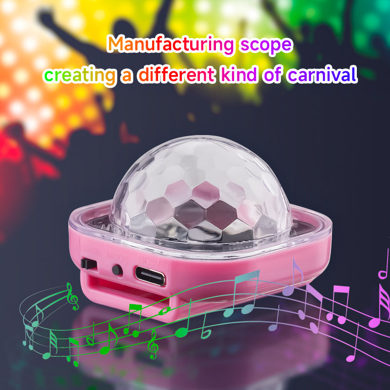 Universal car watch with voice control function, can be used as DJ atmosphere light, portable wristband stage light, creating a multi scene car party atmosphere.