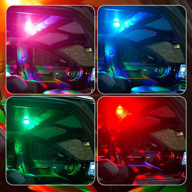 Universal car watch with voice control function, can be used as DJ atmosphere light, portable wristband stage light, creating a multi scene car party atmosphere.