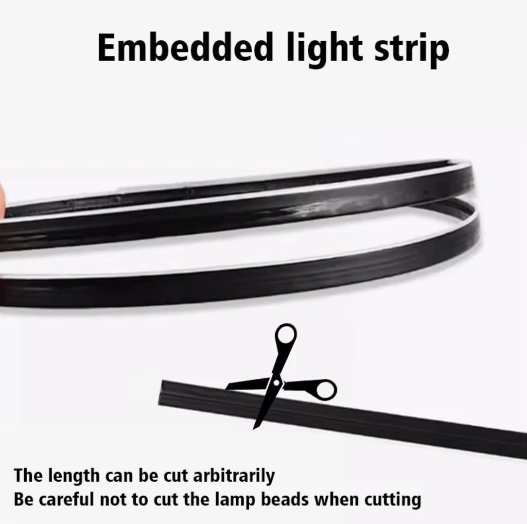 Car Interior Ambient Lights RGB Symphony Atmosphere Light Remote APP Control USB Acrylic Strips with Music Sync Rhythm APP Control RGB Neon Lighting for All Cars